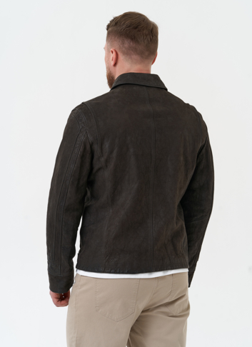 Мужская куртка из натуральной кожи 