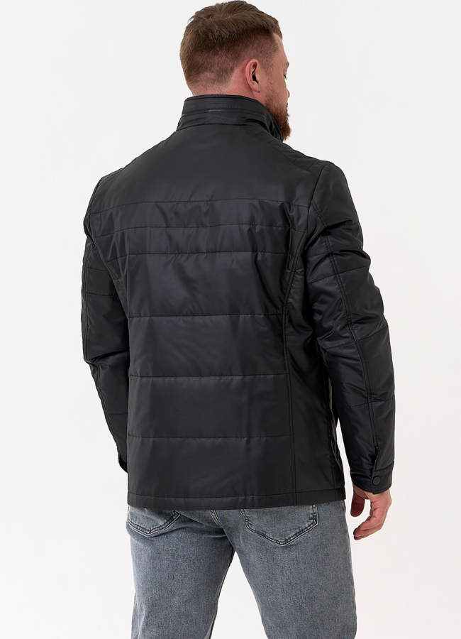 Мужская куртка с воротником стойкой модель № 30272 в кредит