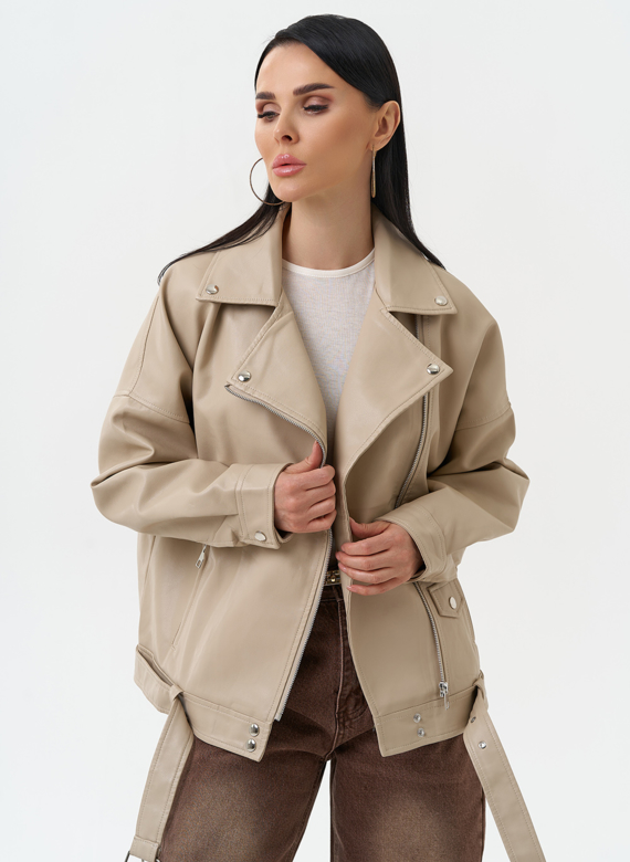 Женская куртка косуха из эко кожи