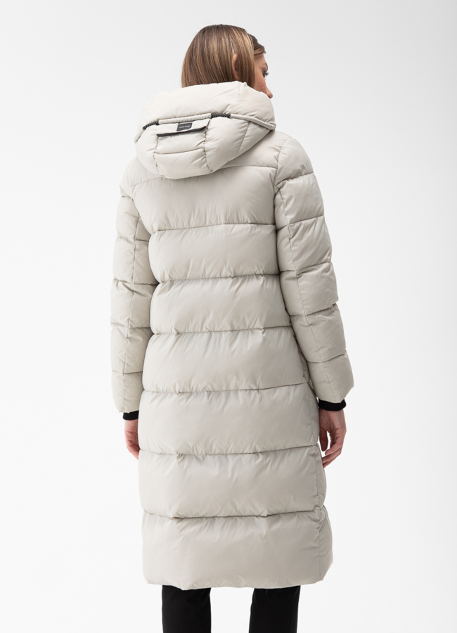 Пуховик женский с капюшоном  модель № 28011 в рассрочку