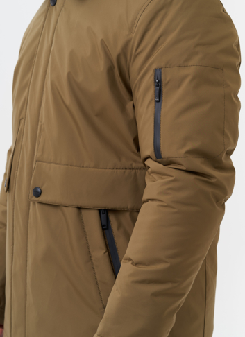 Парка мужская на мехе из волка