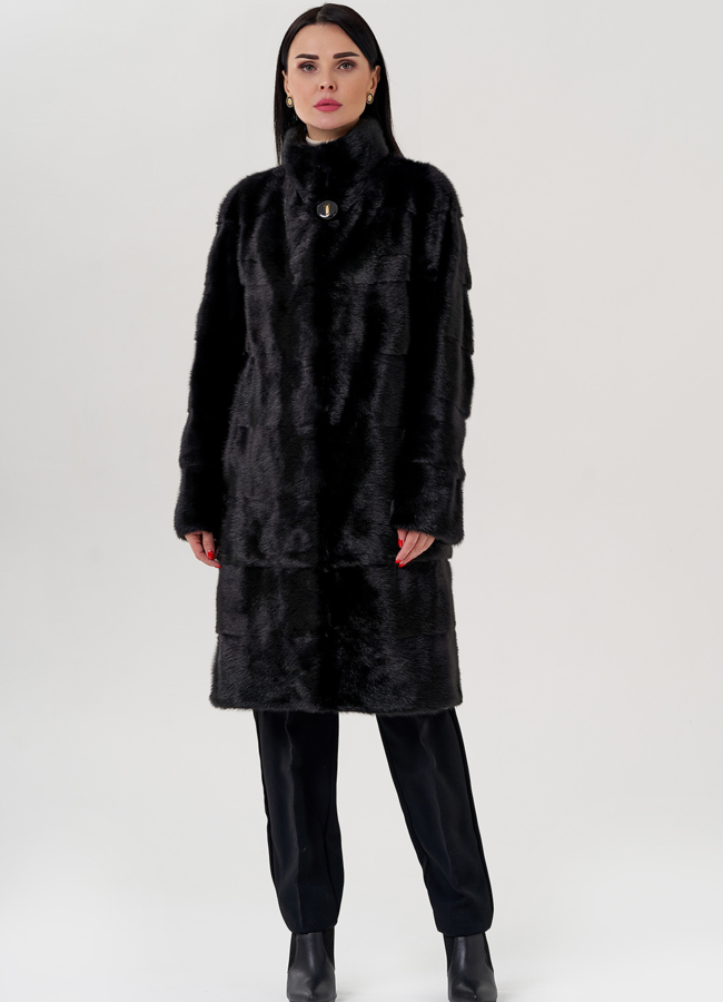 фото Норковая шуба модель № 24729